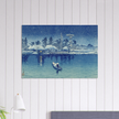 Ushibori by Kawase Hasui woodblock print reproduction,