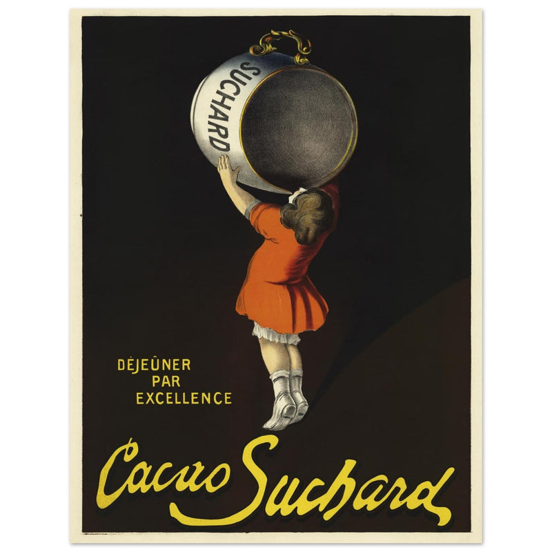 Cacao Suchard vintage advertising poster of 1911 made by Leonetto Cappiello.