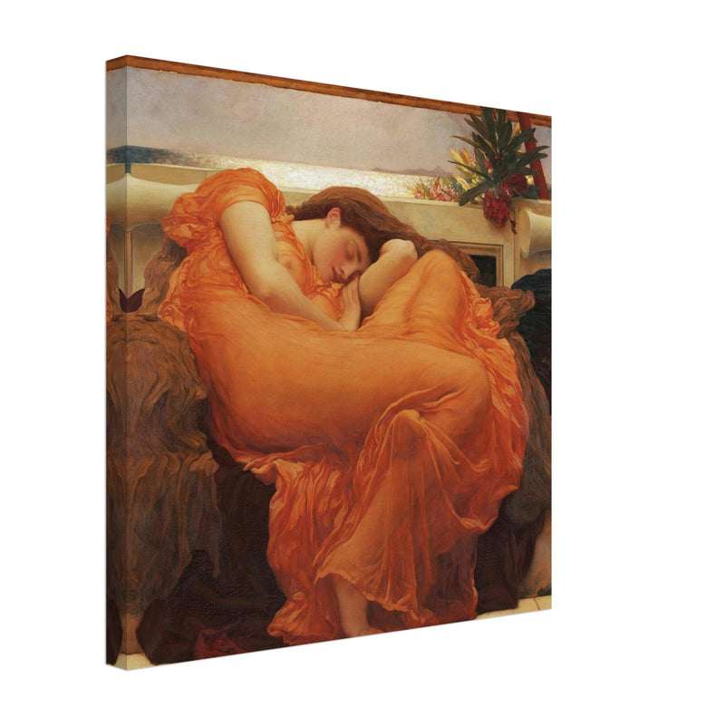 Flaming June painting by  Frederic Leighton