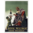 Royal Melchor Grand Mousseux champagne vintage poster advertising by Leonetto Cappiello.