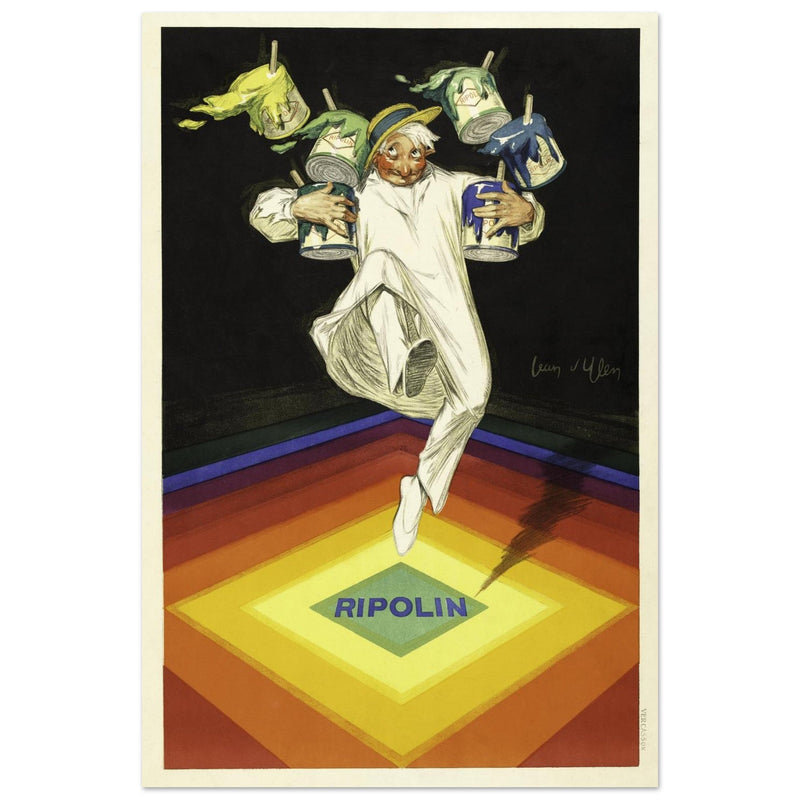 Ripolin vintage paint advertising created by Jean d' Ylen in 1928.