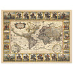 1652 Old World map Nova Totius Terrarum Orbis geographica ac hydrographica tabula by Nicolaes Visscher