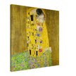 Gustav Klimt painting The Kiss