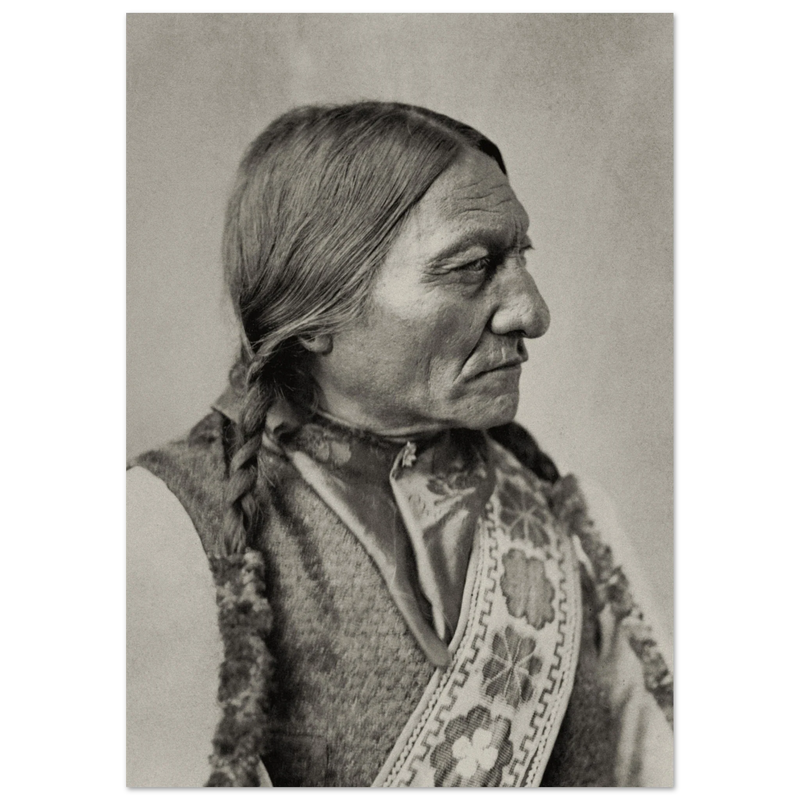 Sitting Bull native american indian leader.