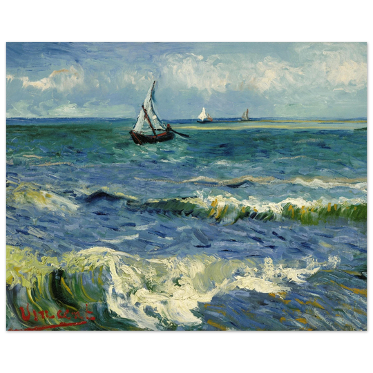 Seascape near Les Saintes Maries de la Mer by Vincent Van Gogh