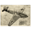 Messerschmitt Bf 109 fighter airplane II World War .