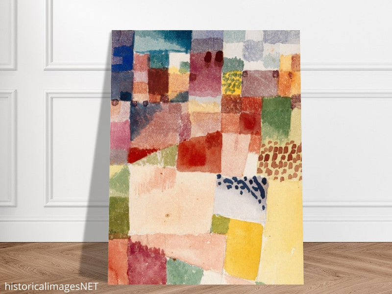 Paul Klee Motiv aus Hammamet abstract painting.