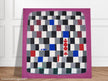 Paul Klee Super chess abstract painting.