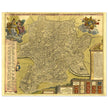 Antique city map of Rome in Italy XVIII Century by Johan Baptiste Homann.