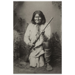 Geronimo Apache leader.  Portrait of native american indian.