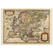 Ancient map of Europe and the Celts. Europam sive Celticam veterem by Abraham Ortelius.