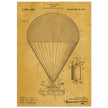 Airship patent drawing by T S C lowe Air balloon illustration