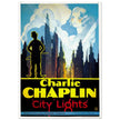 City Lights Charlie Chaplin movie poster.