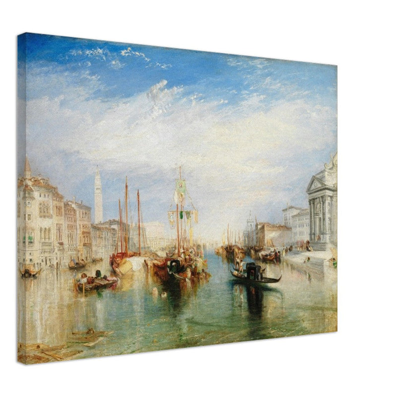 Venice Italy from the Porch of Madonna della Salute by Joseph Mallord William Turner. Antique painting .  Art Print