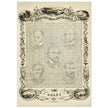 The Constitution of the United States of America vintage poster of 1865.