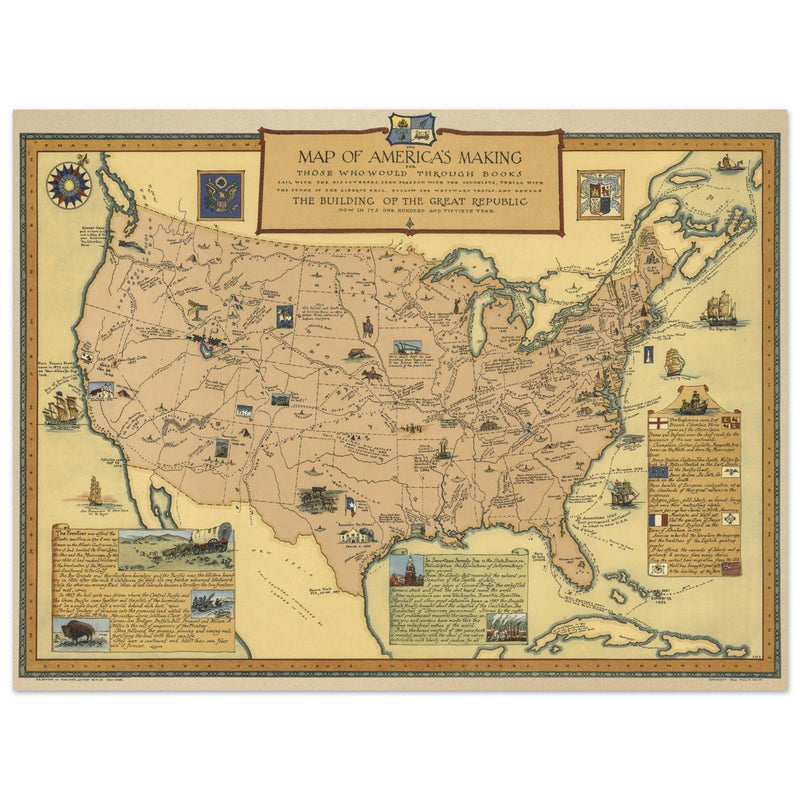 The Map of America’s Making by Paul Mayo Paine.