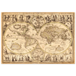 World map. Nouvelle et Exacte Description du Globe Terrestre Reveue Corrigee et Augmentee ... by Guillaume Blaeu