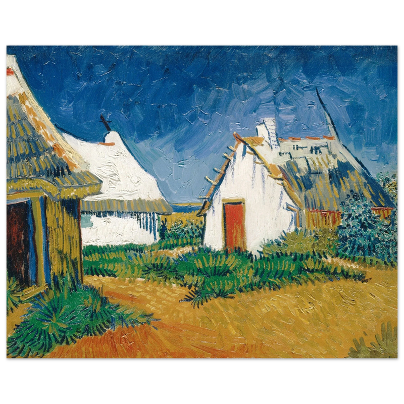 White Cottages at Saintes-Maries by Vincent Van Gogh