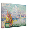 Paul Signac Le Musior (Port d'Antibes) Pierhead painting