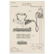 Electric Flat Iron patent by Henry W. Seeley Patent 259.054