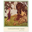 Edmund Dulac Tanglewood Tales illustration. Ceres questioning Pan about Proserpina.
