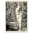 John Austen illustration for Hamlet The death of Ophelia