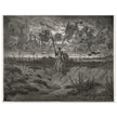 Don Quixote riding his horse by Gustave Dore dreaming of a life full of adventures.