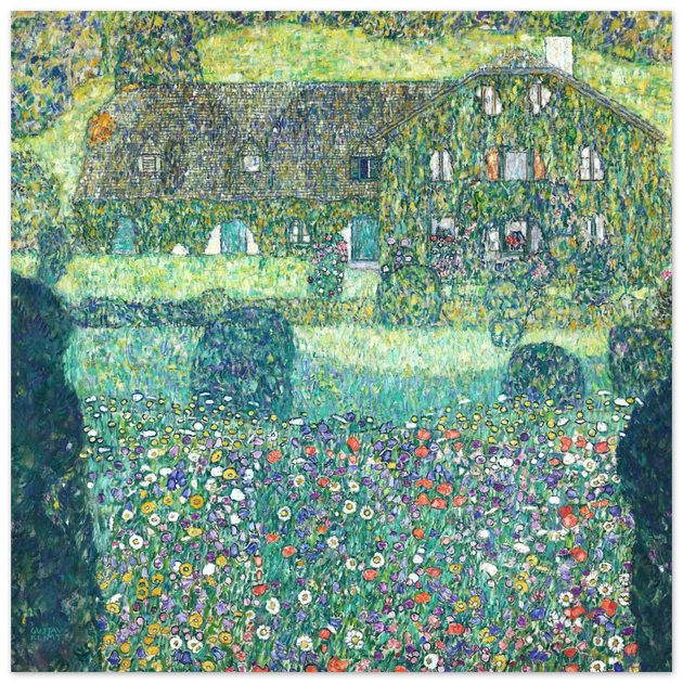 Gustav Klimt Forester's lodge in Weissenbach I painting .