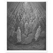 Gustave Dore illustration for The Divine Comedy by Dante Alighieri. Mercury Paradise.