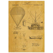 Airship patent illustration by T S C Lowe. Air Balloon
