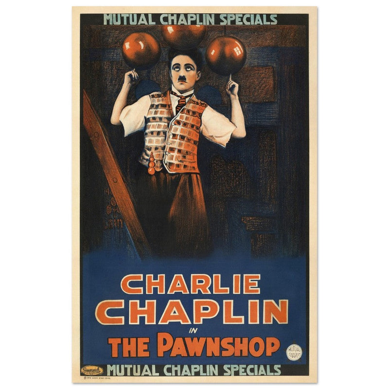 Charlie Chaplin The Pawnshop movie poster.
