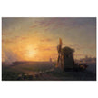 Steppe at sunset by Ivan Aivazovsky.
