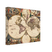 Old world map Orbis Terrarum Nova et Accuratissima Tabula by Nicolaes Visscher 1658.