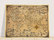 Pictorial old map of the world by Ernest Dudley