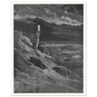 Gustave Dore Paradise Lost engraving . Moses and the stone tablets.