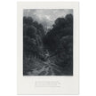Gustave Dore illustration of King Arthur legend .Lancelot approaching the Castle of Astolat, Idylls of the King by Alfred Tennyson.