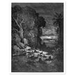 Gustave Dore Paradise Lost engraving . The completion of Creation.