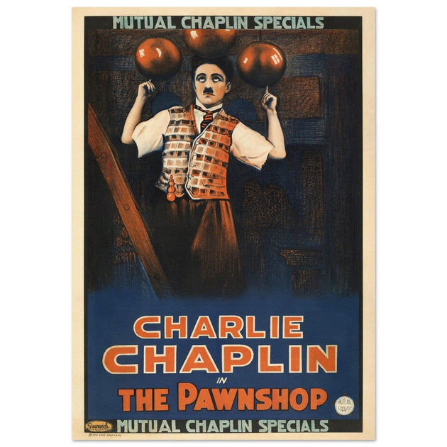 Charlie Chaplin The Pawnshop movie poster.