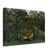 Henri Rousseau The Hungry Lion Attacking An Antelope