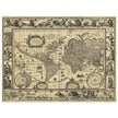 Ancient World Map   by Willem Janszoon Blaeu XVII Century.