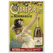 Cidre Pur vintage cider drink advertising.