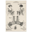 Bust reducer brassiere vintage patent by M Perillat