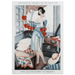 Chouquette revient de villégiature avec de l'excédent de bagages illustration created by Gerda Wegener Fantasio magazine.  print