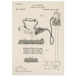 Electric Flat Iron patent by Henry W. Seeley Patent 259.054
