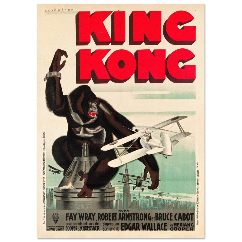 King Kong movie poster.