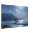 Ivan Aivazovsky  painting Off the coast near Yalta by moonlight