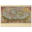 Ancient world map poster reproduction by Andrea Bertelli 1593