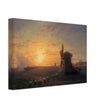 Steppe at sunset by Ivan Aivazovsky.