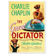 The Great Dictator Charlie Chaplin movie poster.