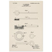 Toothbrush patent illustration by H E Sandiford.